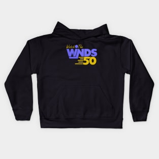 WNDS TV 50 Logo Defunct Kids Hoodie